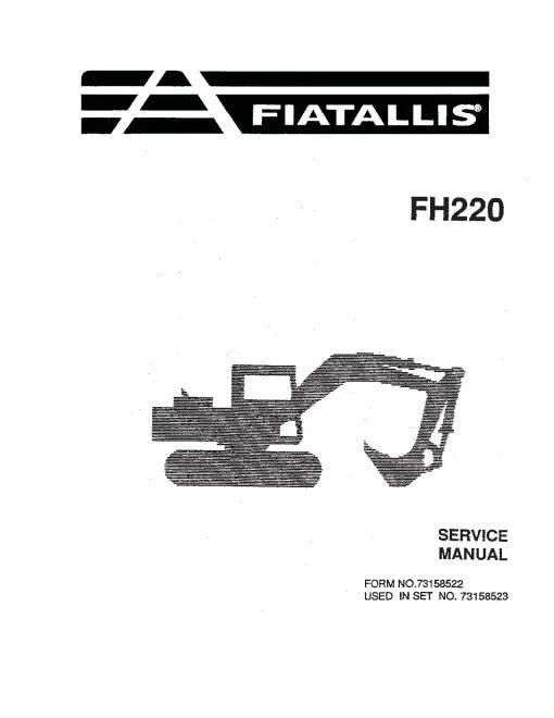 Fiat FR130 Wheeled Loaders Pdf Repair Service Manual (73158811)
