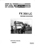 Fiat FX300LC Crawler Excavators Pdf Repair Service Manual (59825021)
