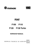 Fiat Winner F100, F110, F120 and F130 Turbo Tractors Pdf Repair Service Manual (06910101)