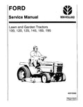 Ford 100 120 125 145 165 And 195 Lawn Tractors Set Of Pdf Repair Service Manual 40010060 Se3772