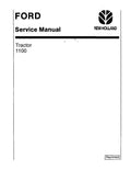 Ford 1100 Tractors Pdf Repair Service Manual (40110010-SE3771-S1)