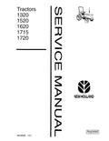 Ford 1320, 1520, 1620, 1715 and 1720 Tractors Pdf Repair Service Manual (40132030-SE4602)