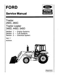 Ford 250C, 260C Tractors, 345D, 445D and 545D Tractor Loaders Pdf Repair Service Manual (40025050)