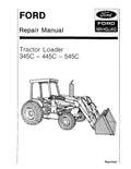 Ford 345C, 445C and 545C Tractor Loaders Pdf Repair Service Manual (40034530-SE4281)