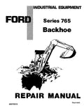 Ford 765 series Backhoes Pdf Repair Service Manual (40076510)