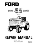 Ford LGT 14D Lawn Tractor Pdf Repair Service Manual (40001411-SE4570)