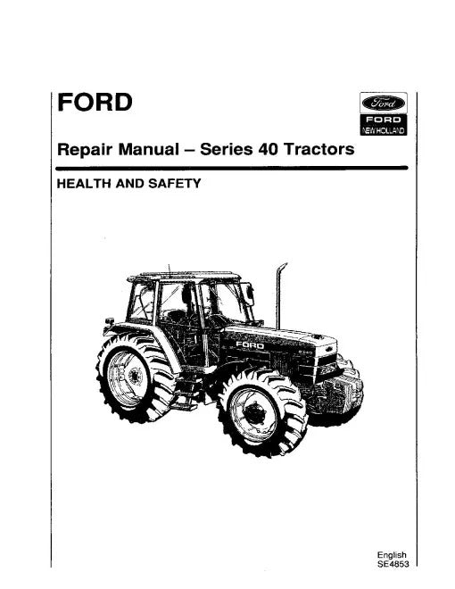Ford, New Holland 5640, 6640, 7740, 7840, 8240, 8340 (SL, SLE) Tractors Pdf Repair Service Manual (40564061)