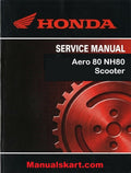 Honda Aero 80 NH80 Scooter Pdf Repair Service Manual 1983-1984