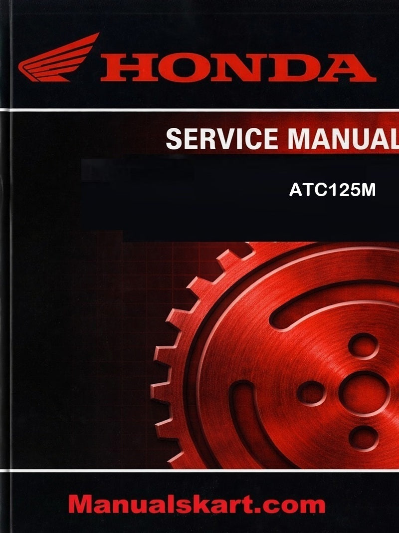 Honda ATC125M Pdf Repair Service Manual 1986-1987