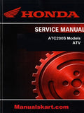 Honda ATC200S Models ATV Pdf Repair Service Manual 1984-1986