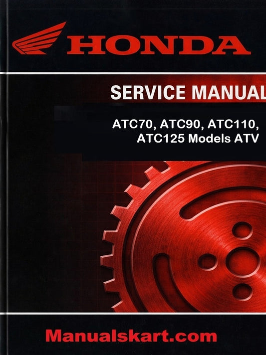 Honda ATC70, ATC90, ATC110, ATC125 Models ATV Pdf Repair Service Manual 1985