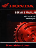 Honda CB125 CB160 Motorcycle Pdf Repair Service Manual 1972