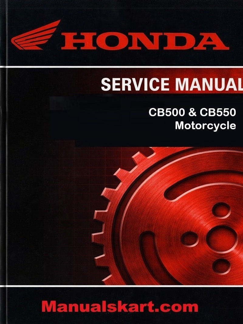 Honda CB500 & CB550 Motorcycle Pdf Repair Service Manual