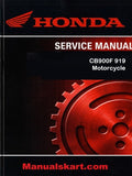 Honda CB900F 919 Motorcycle Pdf Repair Service Manual 2002-2003