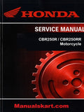 Honda CBR250R / CBR250RR Motorcycle Pdf Repair Service Manual 1987-1996