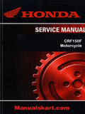 Honda CRF150F Motorcycle Pdf Repair Service Manual 2003-2005