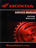 Honda CRF250R Motorcycle Pdf Repair Service Manual 2004-2009