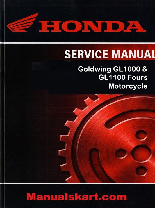 Honda Goldwing GL1000 & GL1100 Fours Motorcycle Pdf Repair Service Manual 1975-1983