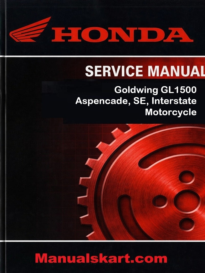 Honda Goldwing GL1500 Aspencade, SE, Interstate Motorcycle Pdf Repair Service Manual