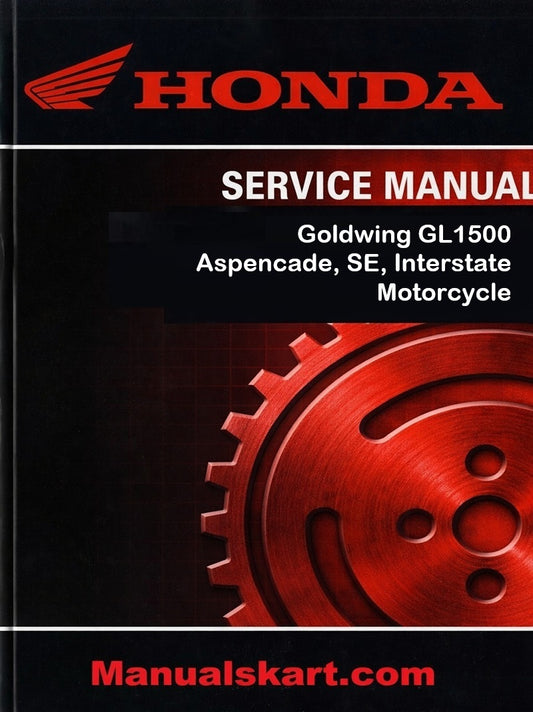 Honda Goldwing GL1500 Aspencade, SE, Interstate Motorcycle Pdf Repair Service Manual