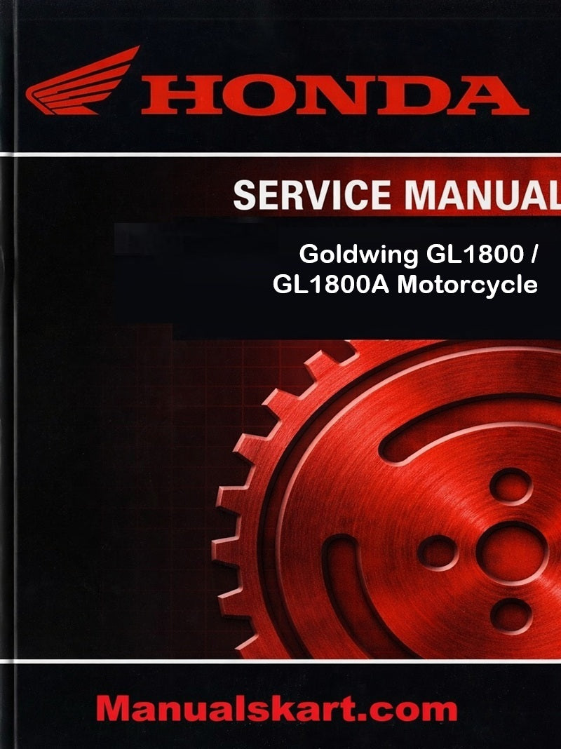 Honda Goldwing GL1800 / GL1800A Motorcycle Pdf Repair Service Manual 2003