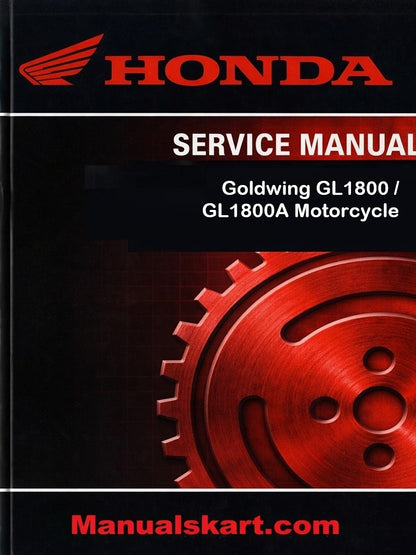 Honda Goldwing GL1800 / GL1800A Motorcycle Pdf Repair Service Manual 2003