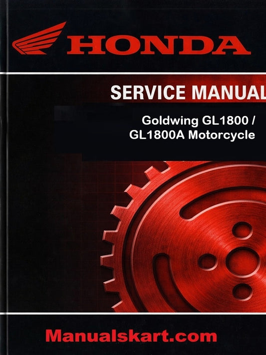 Honda Goldwing GL1800 / GL1800A Motorcycle Pdf Repair Service Manual 2003