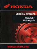 Honda MBX125F Motorcycle Pdf Repair Service Manual