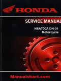 Honda NSA700A DN-01 Motorcycle Pdf Repair Service Manual 2009
