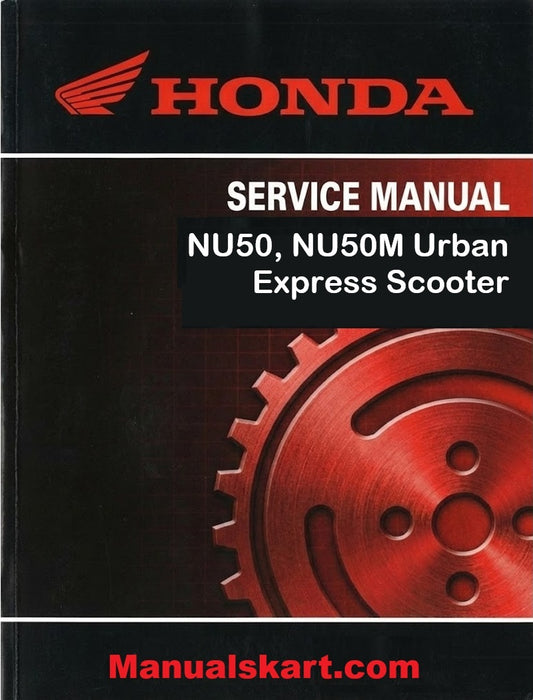 Honda NU50, NU50M Urban Express Scooter Pdf Repair Service Manual 1982