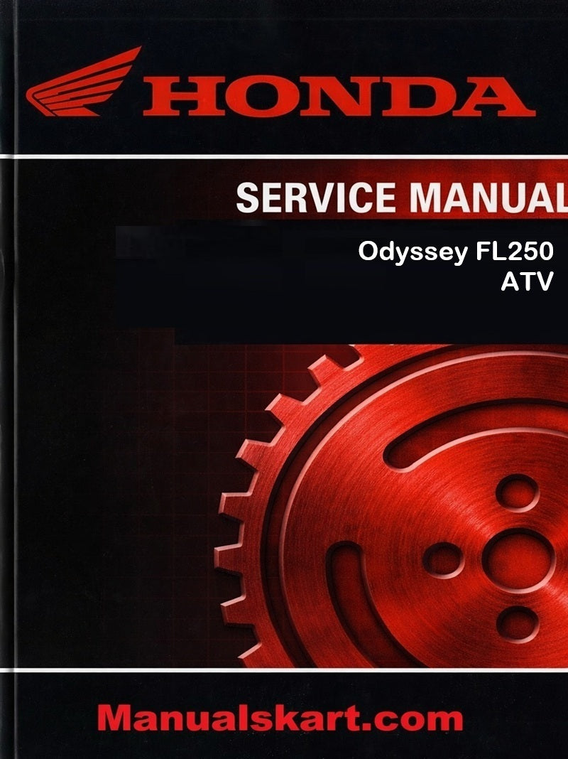 Honda Odyssey FL250 ATV Pdf Repair Service Manual 1980-1981