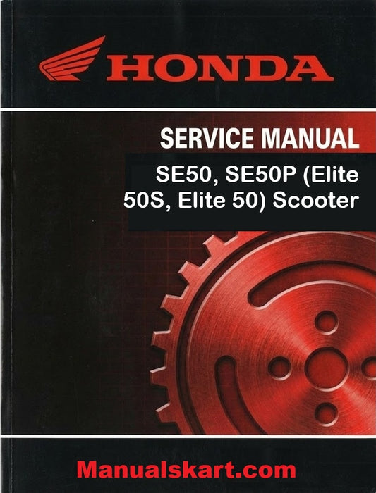 Honda SE50, SE50P (Elite 50S, Elite 50) Scooter Pdf Repair Service Manual 1987