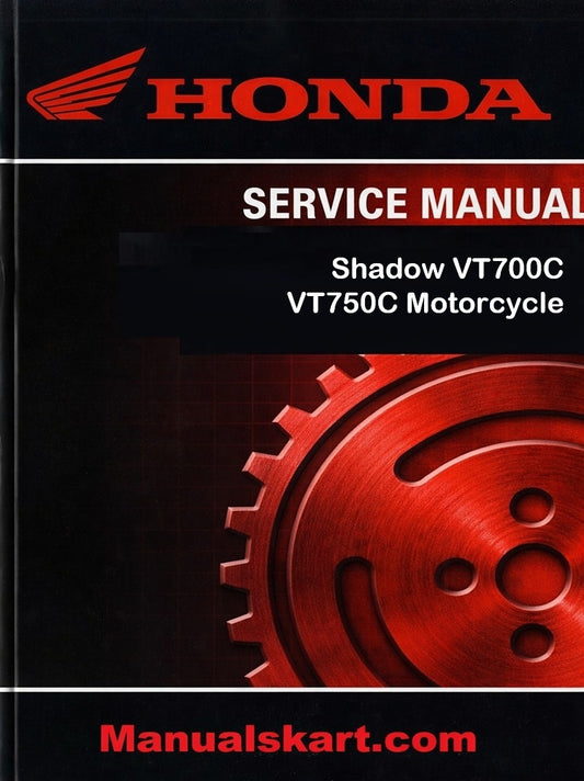 Honda Shadow VT700C VT750C Motorcycle Pdf Repair Service Manual 1983-1985