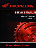 Honda TRX250 Fourtrax 250 ATV Pdf Repair Service Manual 1985-1987