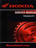 Honda TRX450R ATV Pdf Repair Service Manual 2004-2005