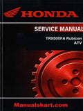 Honda TRX500FA Rubicon ATV Pdf Repair Service Manual 2001-2003