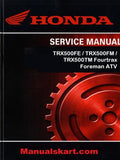 Honda TRX500FE / TRX500FM / TRX500TM Fourtrax Foreman ATV Pdf Repair Service Manual 2005-2006