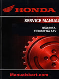 Honda TRX680FA, TRX680FGA ATV Pdf Repair Service Manual 2006-2011