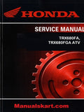 Honda TRX680FA, TRX680FGA ATV Pdf Repair Service Manual 2006