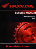 Honda TRX70 Fourtrax ATV Pdf Repair Service Manual 1986-1987