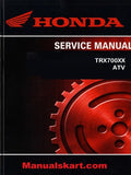 Honda TRX700XX ATV Pdf Repair Service Manual 2008-2009