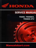 Honda TRX90, TRX90EX, TRX90X ATV Pdf Repair Service Manual 2006-2012