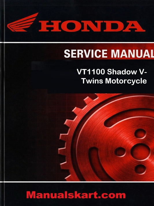 Honda VT1100 Shadow V-Twins Motorcycle Pdf Repair Service Manual 1985-1998