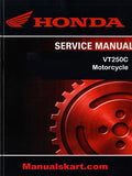 Honda VT250C Motorcycle Pdf Repair Service Manual