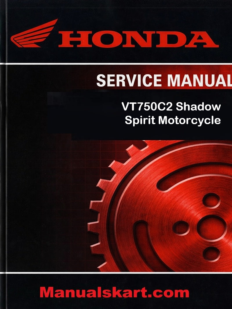 Honda VT750C2 Shadow Spirit Motorcycle Pdf Repair Service Manual 2007-2009