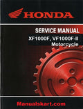 Honda XF1000F, VF1000F-II Motorcycle Pdf Repair Service Manual 1985
