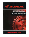 Honda XL125V Motorcycle Pdf Repair Service Manual 2001