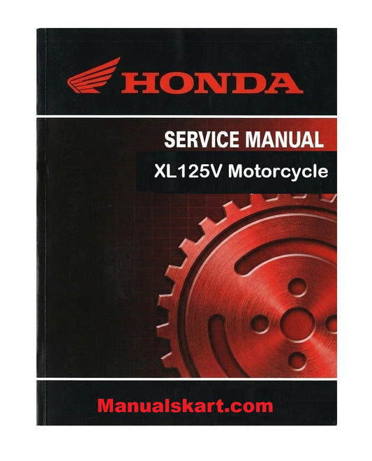 Honda XL125V Motorcycle Pdf Repair Service Manual 2001