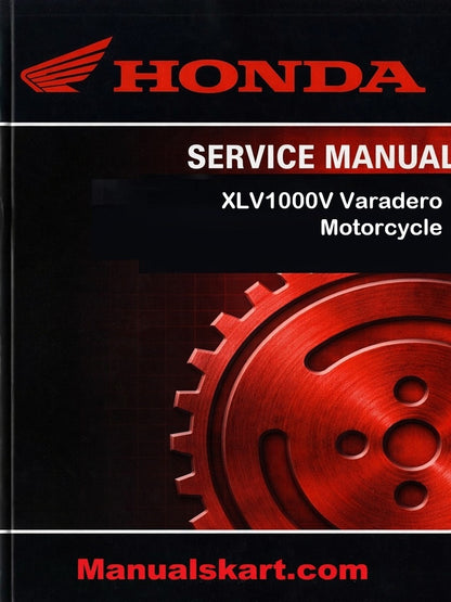 Honda XLV1000V Varadero Motorcycle Pdf Repair Service Manual 1998-1999