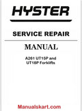 Hyster A261 UT15P and UT18P Forklifts Pdf Repair Service Manual